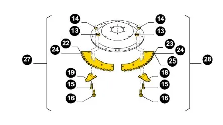 87474514 - Сектор ножа
