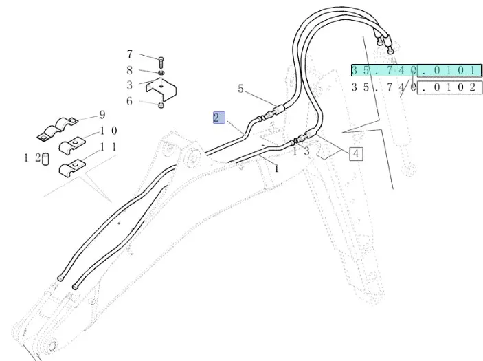 87621518 - трубопровод высокого давления