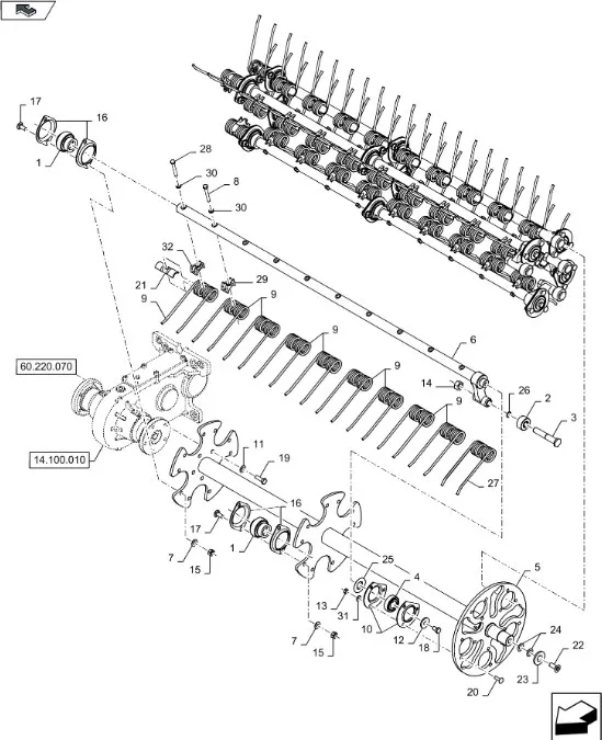47494795 - балка мотовила